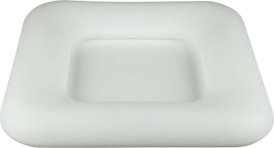 V-TAC Deckenleuchte 46cm Weiß mit Integrierter LED und Fernbedienung