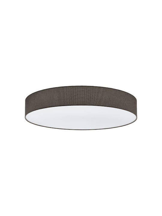 Eglo Pasteri Modern Fabric Ceiling Light with Socket E27 76pcs Gray