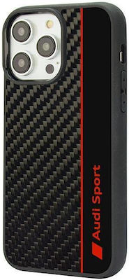 Audi Plastic Back Cover Black (iPhone 14 Pro Max)