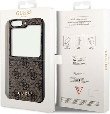 Guess 4G Charms Back Cover Brown (Galaxy Z Flip5)