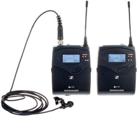 Sennheiser EW 112P G4 G-Band Set Wireless Condenser (Small Diaphragm) Microphone Pendant, Clip On, Belt Journalistic