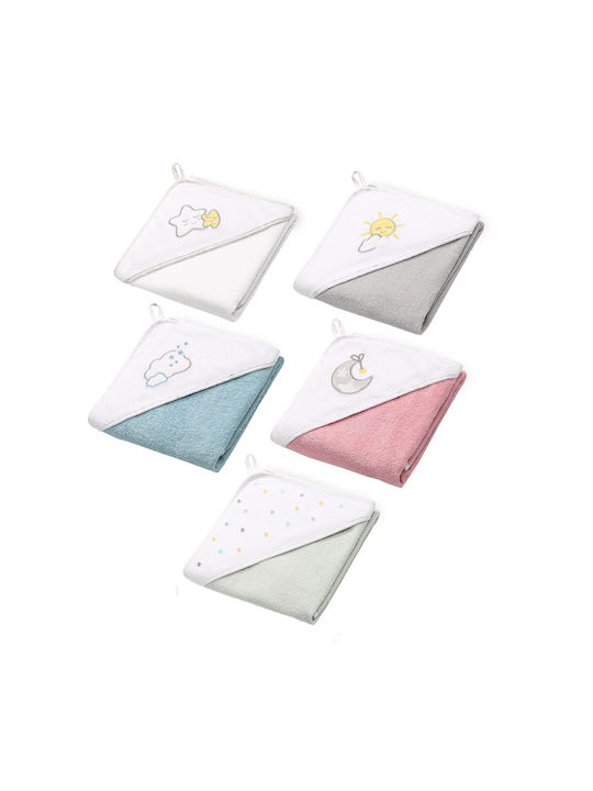 Babyono Baby-Badetuch mit Kapuze