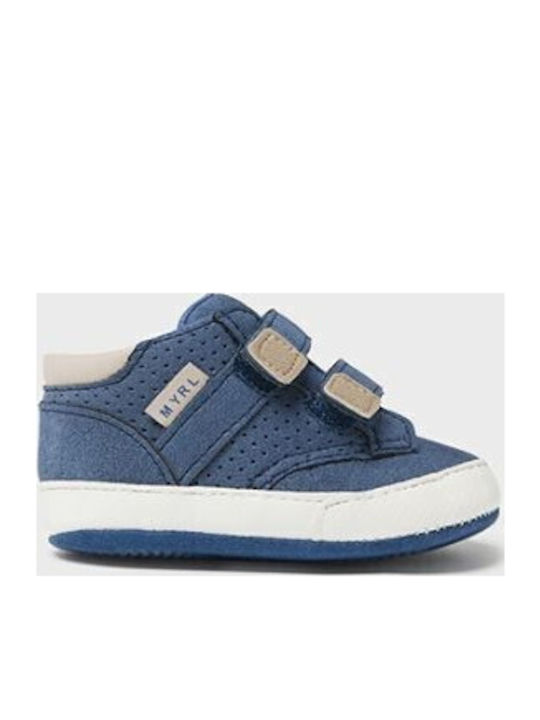 Mayoral Βρεφικά Sneakers Αγκαλιάς Μπλε