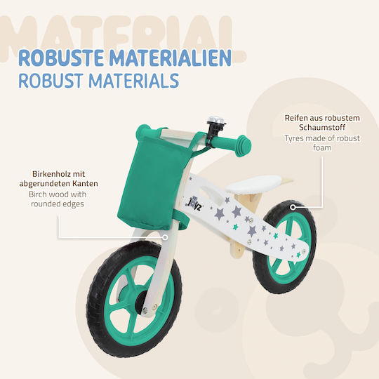 Joyz Kinderlaufrad Grün