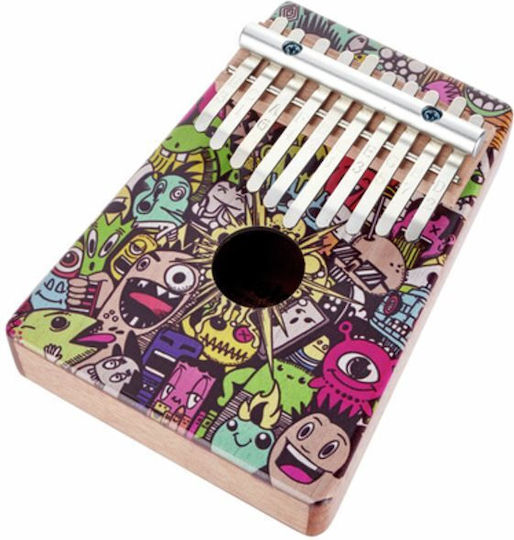 Sela Kalimba 10 Noten mit Lautsprecher