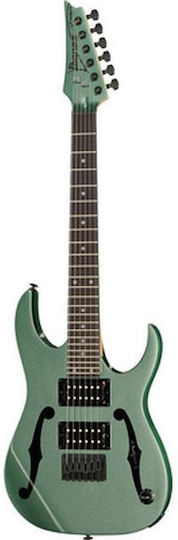Ibanez PGMM21 Paul Gilbert Chitară Electrică Stratocaster cu HH Configurație Doze Metallic Light Green