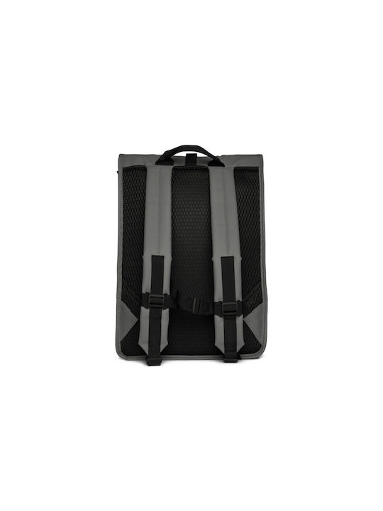 Rains Rolltop Rucksack Σακίδιο Πλάτης Γκρι