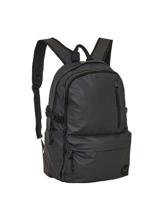 Funky Buddha Men's Fabric Backpack Gray