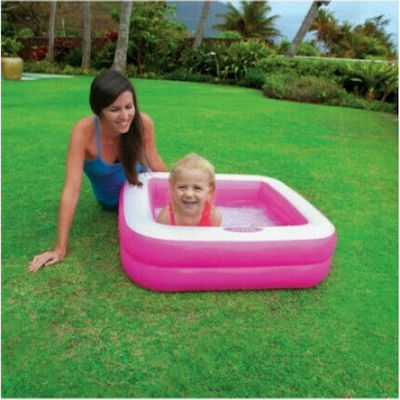 Intex Children's Pool Inflatable 85x85x23cm Fuchsia