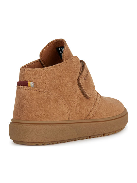 Theleven Ghete Copii din Suede cu Velcro Tabac maro