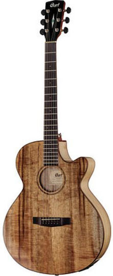 Cort Semi-Acoustic Guitar SFX-Myrtlewood Cutaway Natural Gloss