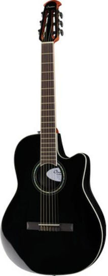 Ovation CS24C-5G-G Celebrity Elite Electro-Classical Guitar 4/4 Black Gloss