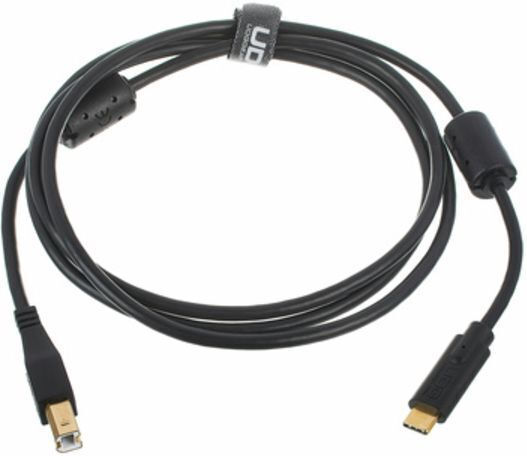 UDG Ultimate USB 2.0 Cable USB-C male - USB-B Μαύρο 1.5m U96001BL
