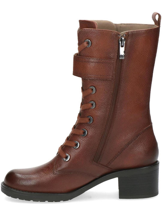 Caprice Women's Leather Boots Brown