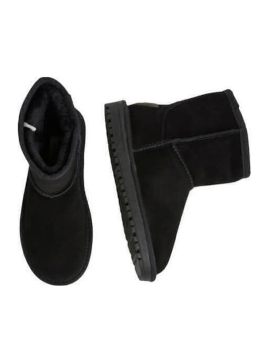 Kids Black Ankle Boots
