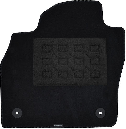 Set of Front and Rear Mats 4pcs for Skoda Scala 2019 Black