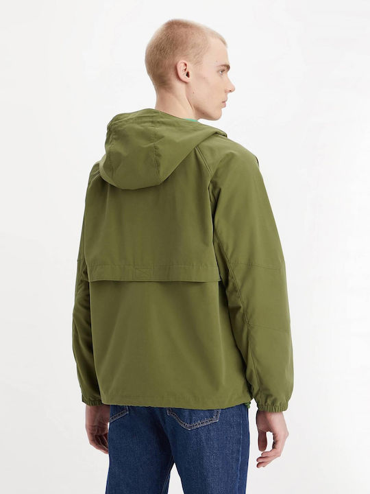 Levi's Men's Winter Jacket Windproof Green