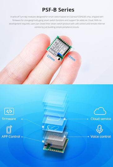 Sonoff Switch pentru sisteme CCTV 80110