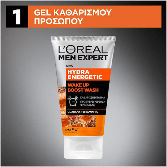 L'Oreal Paris Men Expert Hydra Energetic Skin Care Set for Facial Cleaning