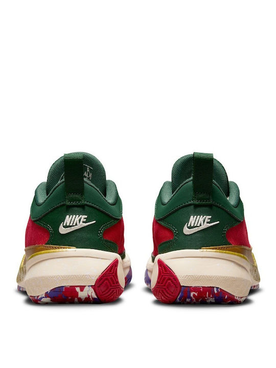 Freak 5 GS Kids Sports Shoes Basketball with Laces Red