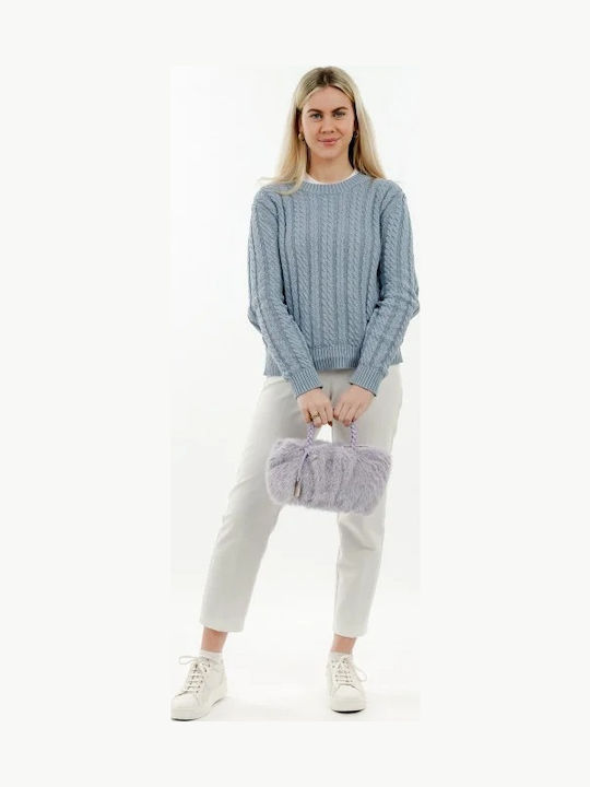 Γυναικεία Τσάντα Shopper Ώμου Λιλά