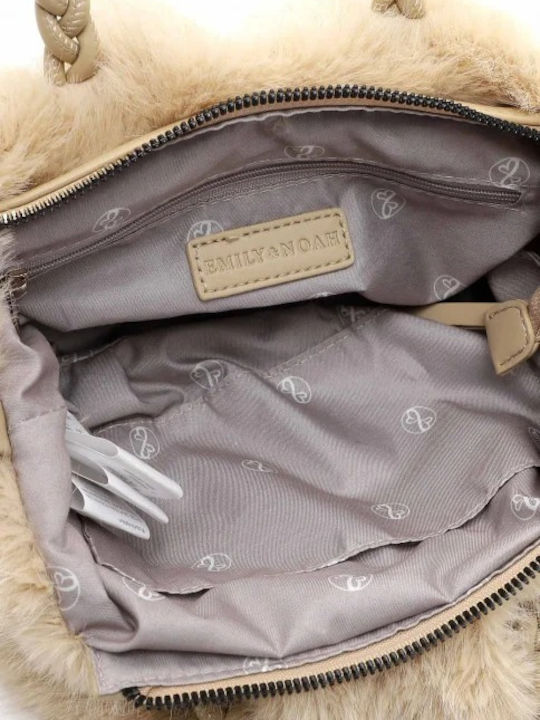 Γυναικεία Τσάντα Shopper Ώμου Μπεζ