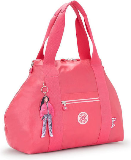 Kipling Barbie Art Sack Voyage Lively Pink Fabric L33.5xW19xH27cm