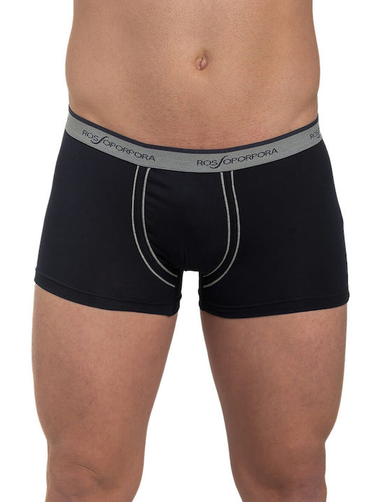 Rossoporpora Herren Boxershorts Blau 3Packung