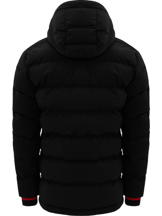 Blackbird Winter Puffer Jacket Black