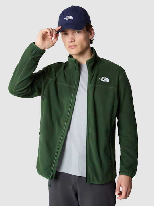 M 100 Glacier Men's Fleece Cardigan Green