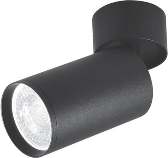 Vivalux Single Spot with Socket GU10 in Black Color Vivalux Single Spot with Socket GU10 in Black Color