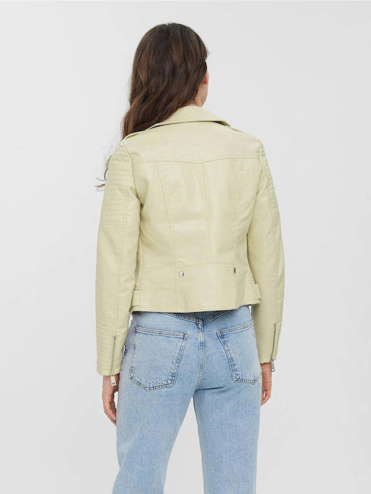 Vero Moda Jachetă de femei Biker Jacket Fulgi de ovăz