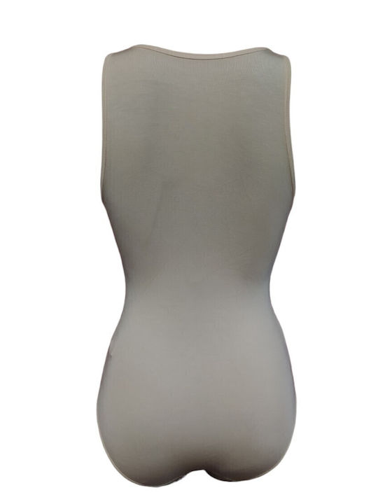 Lingerie Sleeveless Bodysuit Beige
