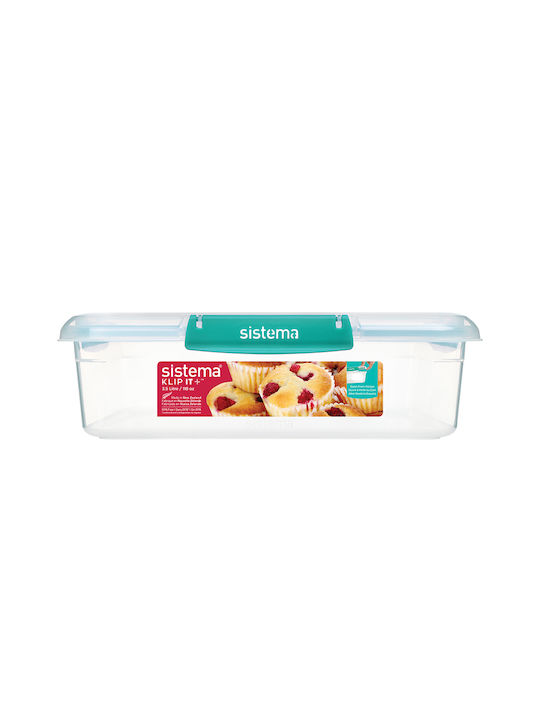 Sistema Klip It Plus Lunchbox Kunststoff Mint 3500ml 1Stück