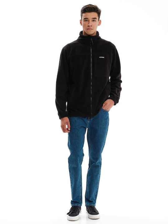 Ανδρική Ζακέτα Fleece Μαύρη