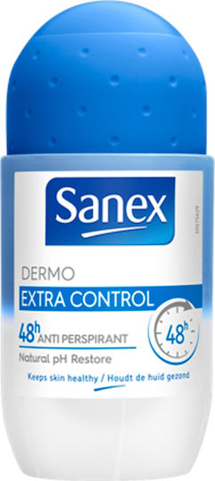 Sanex Dermo Extra Control Anti-perspirant Deodorant 48h sub formă de Roll-On 50ml