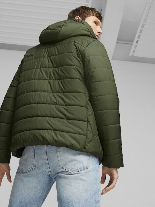 Winter Jacket Puffer Khaki
