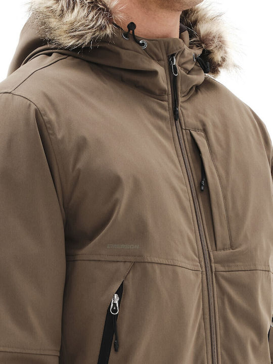 Winter Jacket Bomber Waterproof and Windproof CAMEL