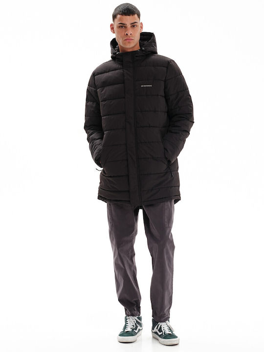 Winter Jacket Puffer Waterproof and Windproof Black