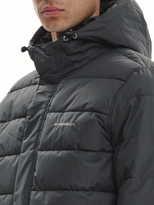 Geci Barbati Puffer Waterproof și cu Protecție împotriva Vântului Verzi