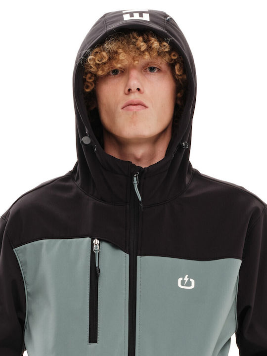 Geci Barbati Χειманă WaterProof și cu protecție împotriva vântului Black/Pine