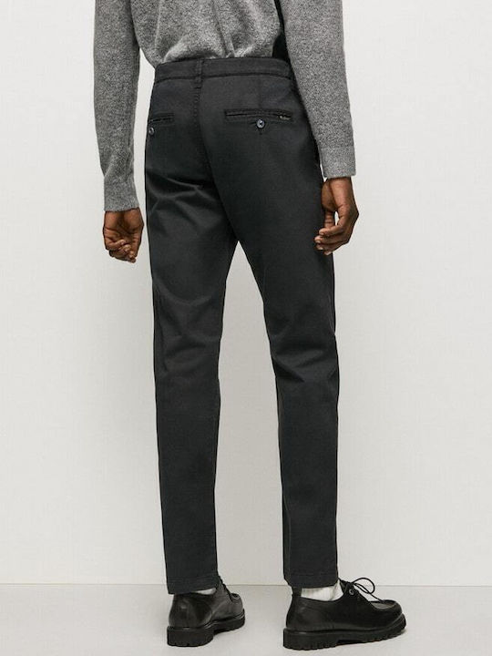 Charly Trousers Chino in Slim Fit Black