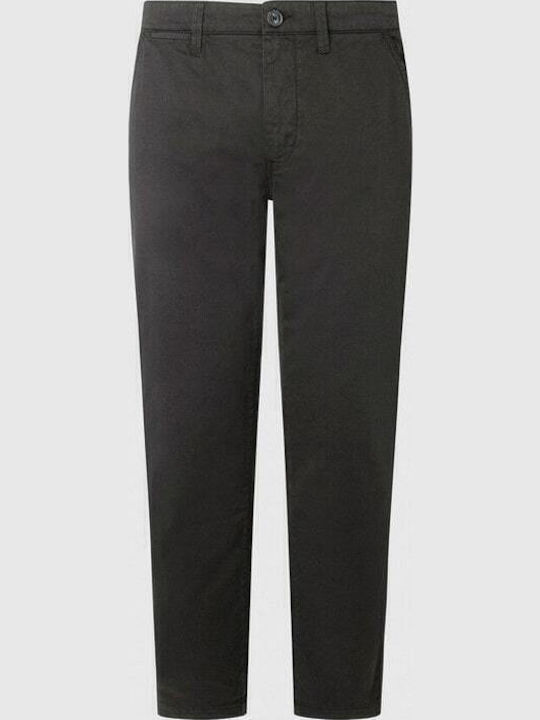 Charly Trousers Chino in Slim Fit Black