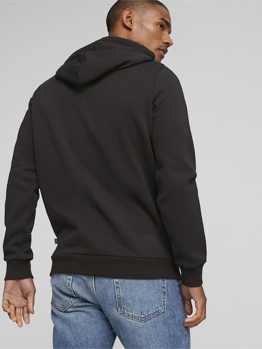 Puma Men's Sweatshirt with Hood Black