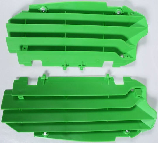 Polisport Προστατευτικό Ψυγείου Μοτοσυκλέτας Kawasaki KX Πράσινο