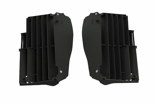 Polisport Motorrad-Kühlerschutz Schwarz
