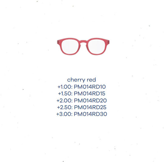 PopMe Roma Ochelari de citit +2.50 Cherry Red