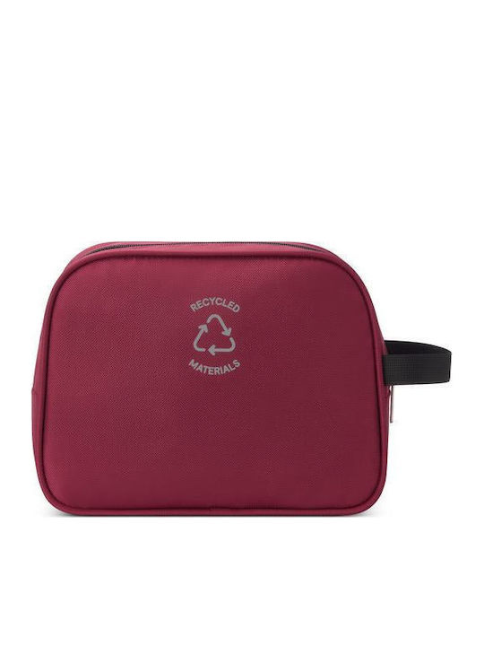 Necessaire in Burgundisch Farbe 28cm