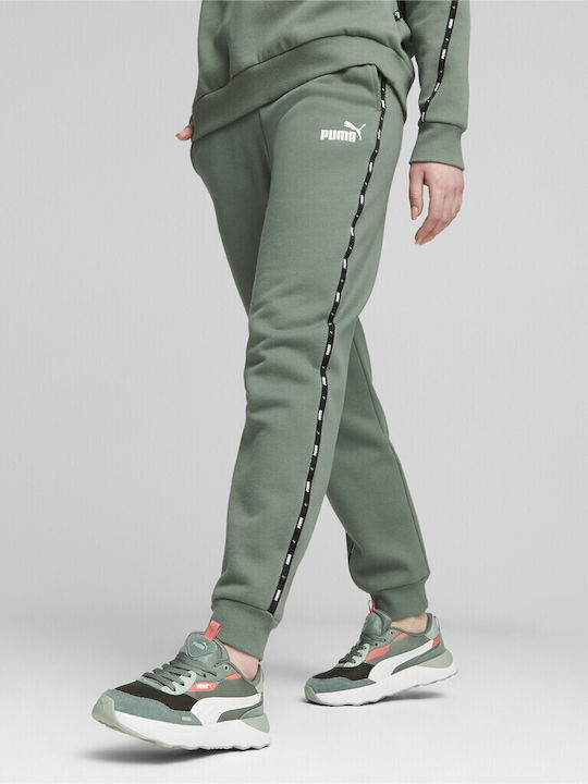 Puma Ess Tape Damen-Sweatpants Grün