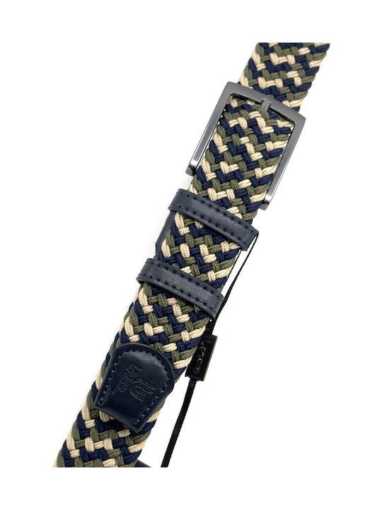 Elastisch Herren Gürtel Gestrickt Mehrfarbig
